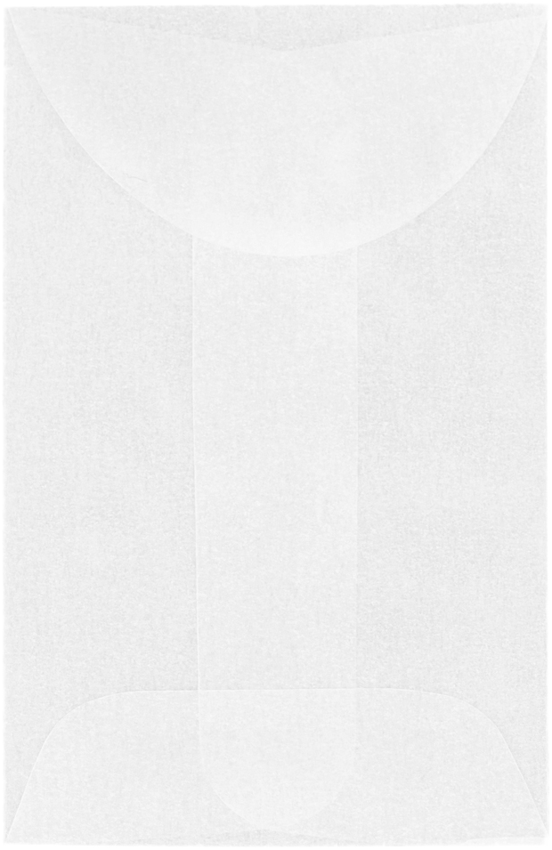Glassine 30lb 1 3/4 x 2 3/4 Open End Envelopes