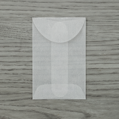 Glassine 30lb 1 3/4 x 2 3/4 Open End Envelopes