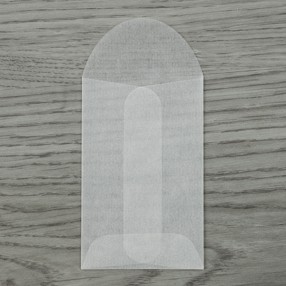 Glassine 30lb 1 3/4 x 2 3/4 Open End Envelopes