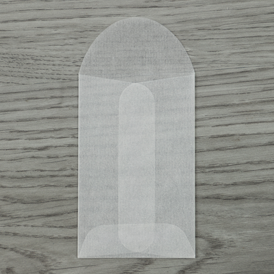 Glassine 30lb 1 3/4 x 2 3/4 Open End Envelopes