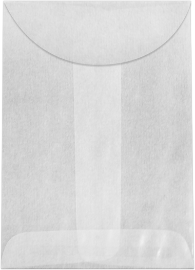 Glassine 30lb 2 1/4 x 3 1/2 Open End Envelopes