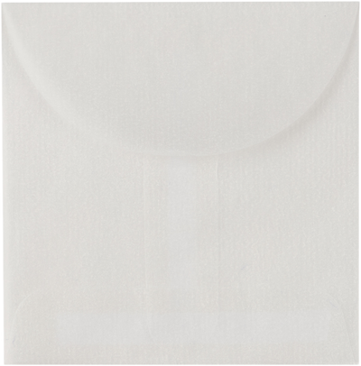 Glassine 30lb 2 3/4 x 2 3/4 Open End Envelopes