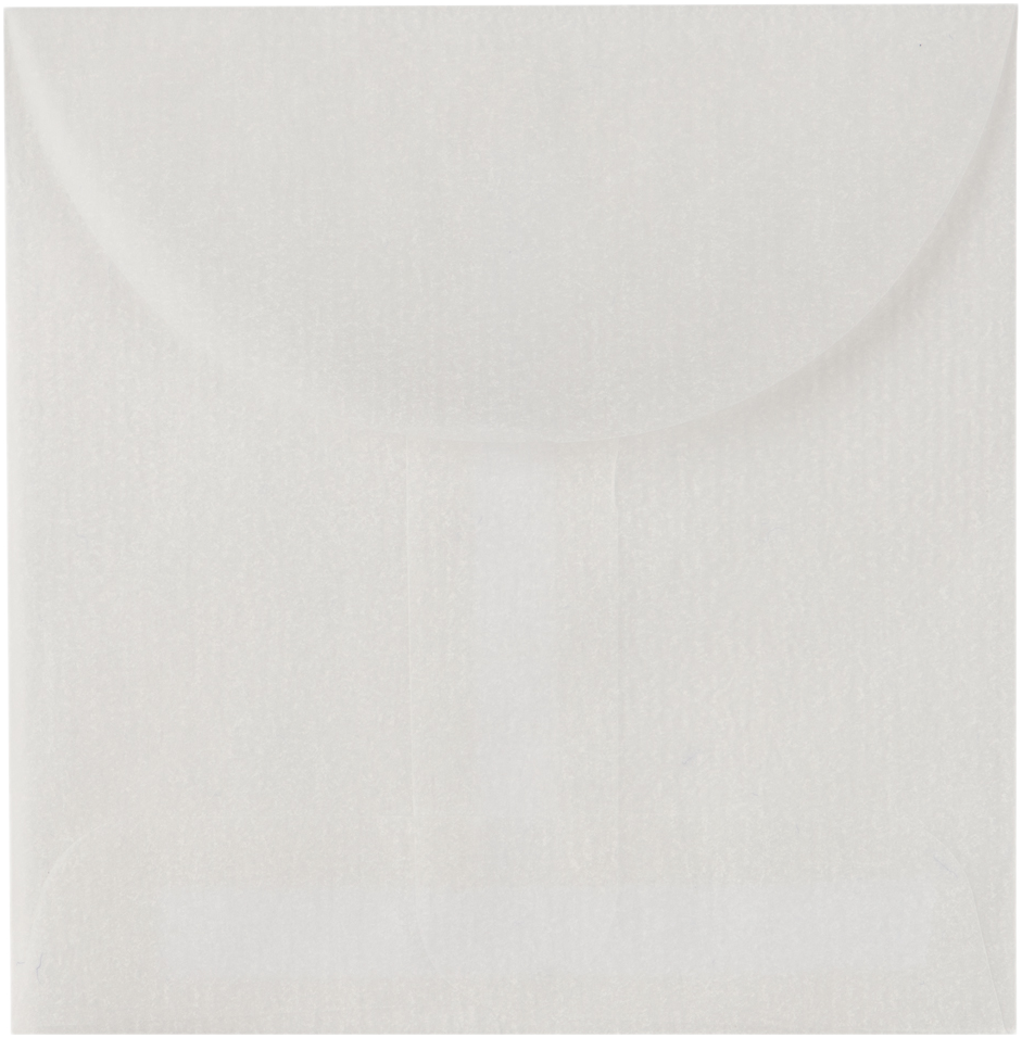 Glassine 30lb 2 3/4 x 2 3/4 Open End Envelopes