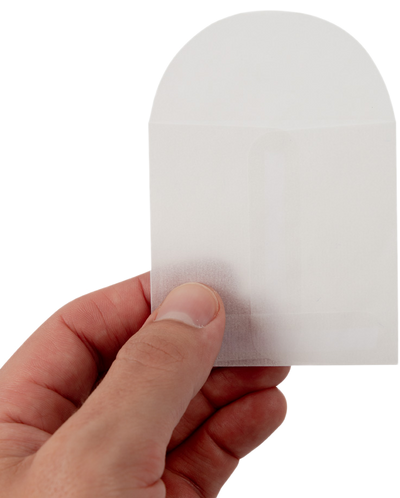 Glassine 30lb 2 3/4 x 2 3/4 Open End Envelopes