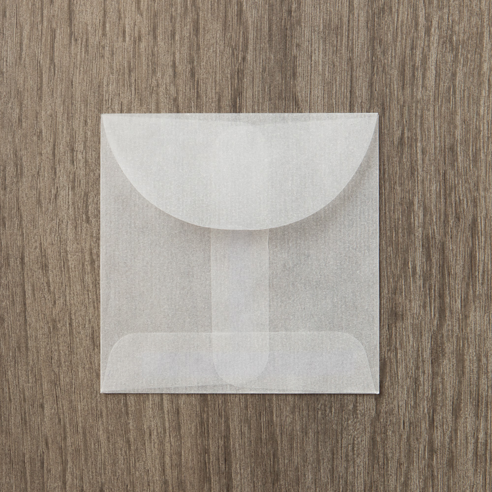 Glassine 30lb 2 3/4 x 2 3/4 Open End Envelopes