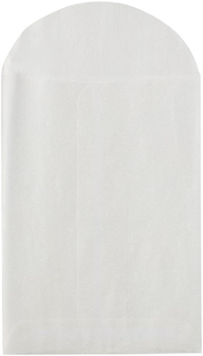 Glassine 30lb 2 3/4 x 3 3/4 Open End Envelopes