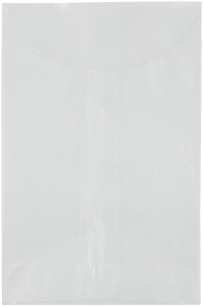 Glassine 30lb 3 x 4 1/2 Open End Envelopes