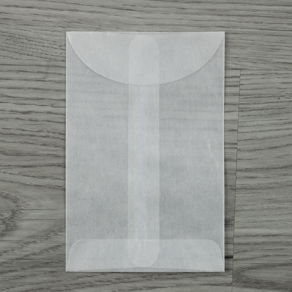 Glassine 30lb 3 x 4 1/2 Open End Envelopes