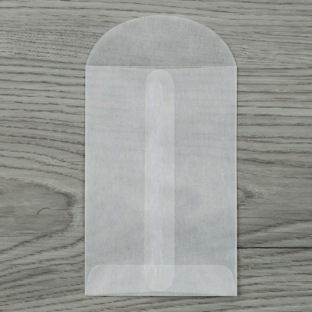 Glassine 30lb 3 x 4 1/2 Open End Envelopes