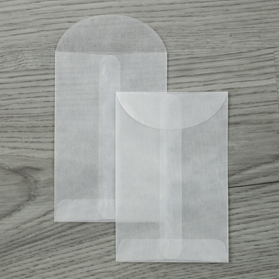 Glassine 30lb 3 x 4 1/2 Open End Envelopes