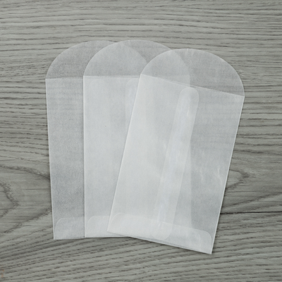 Glassine 30lb 3 x 4 1/2 Open End Envelopes