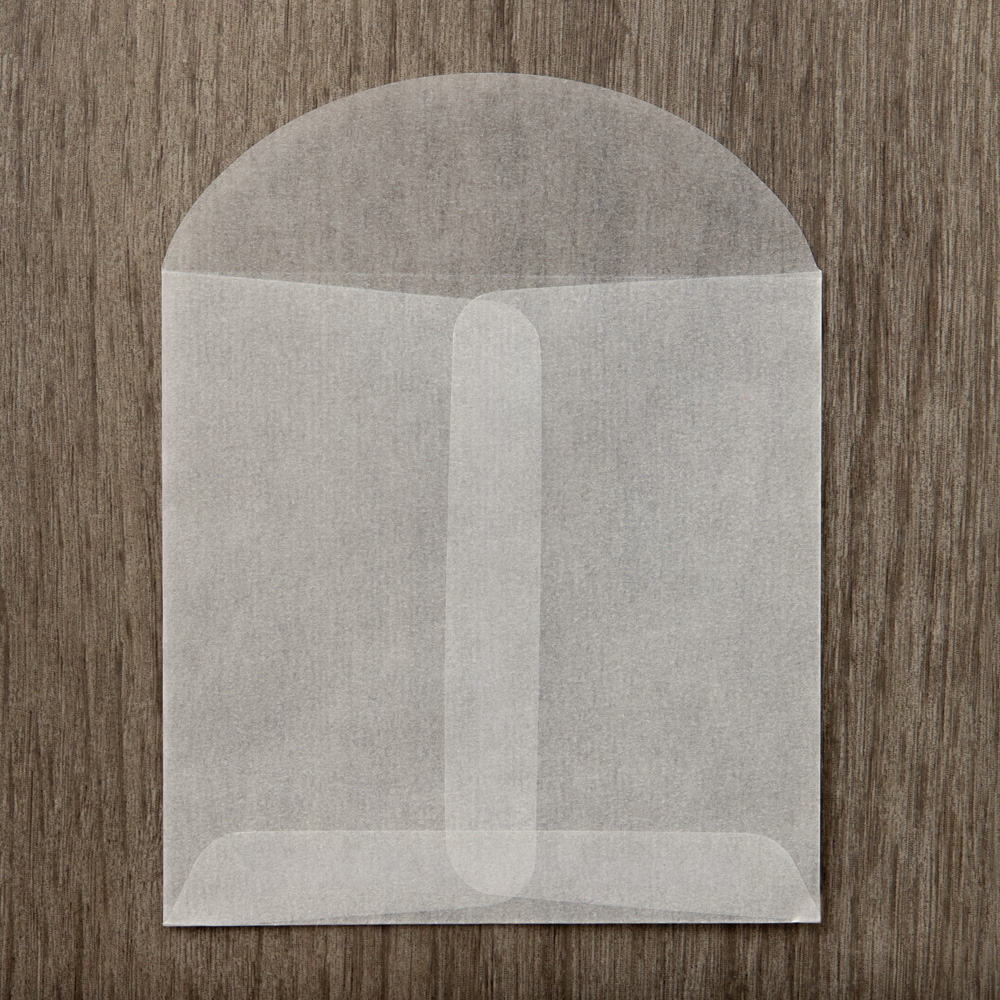Glassine 30lb 3 1/2 x 3 1/2 Open End Envelopes