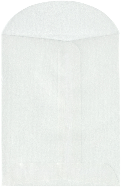 Glassine 30lb 3 3/4 x 4 3/4 Open End Envelopes