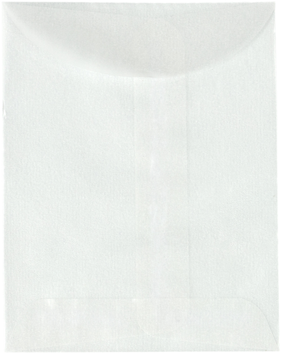 Glassine 30lb 3 3/4 x 4 3/4 Open End Envelopes