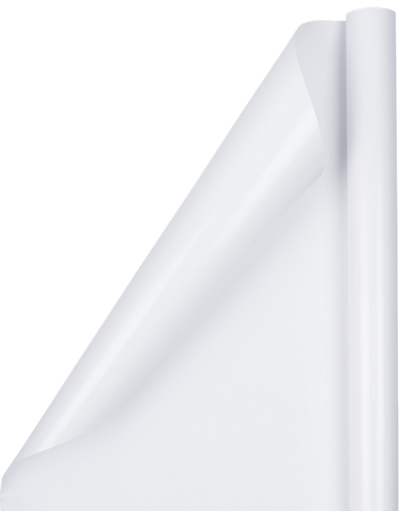 White Glossy Wrapping Paper Set (100 Sq Ft) - 4 Rolls