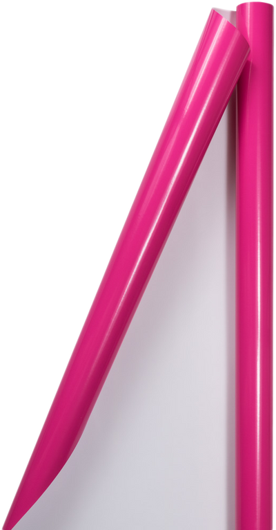 Fuchsia Glossy Wrapping Paper Set (100 Sq Ft) - 4 Rolls