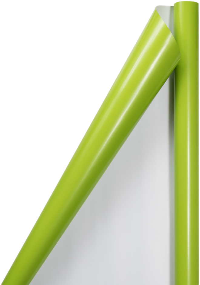 Lime Green Glossy Wrapping Paper Set (100 Sq Ft) - 4 Rolls