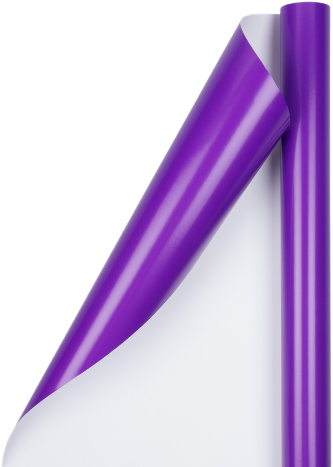 Purple Glossy Wrapping Paper Set (100 Sq Ft) - 4 Rolls