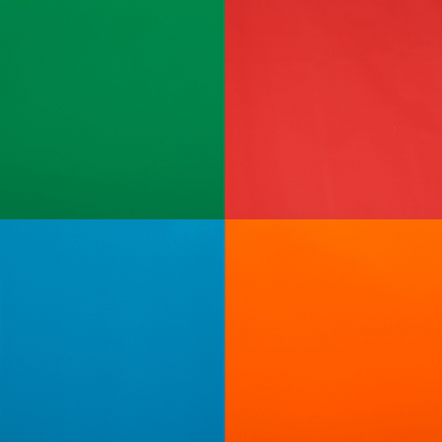 Assorted Bright Primary Wrapping Paper Set (100 Sq Ft Total) - 4 Rolls
