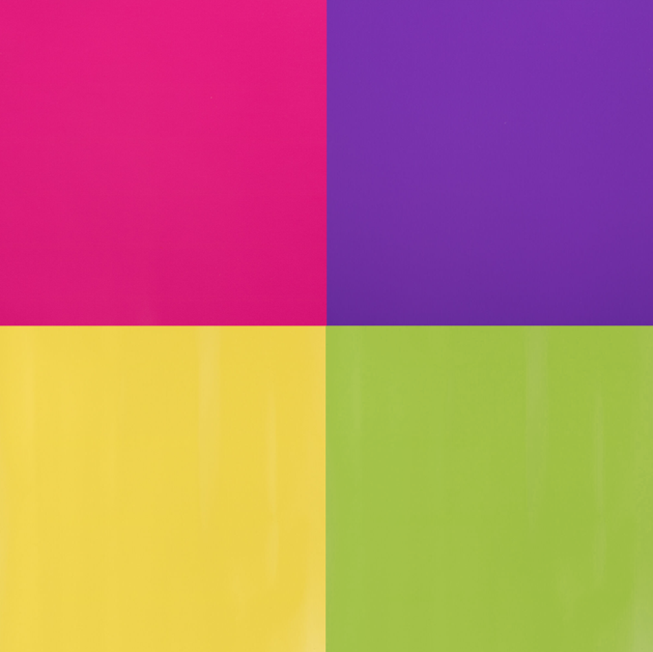 Assorted Bright Fashion Wrapping Paper Set (100 Sq Ft Total) - 4 Rolls