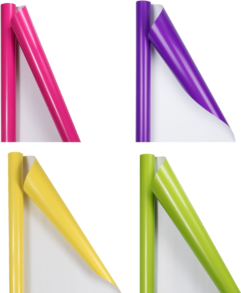 Assorted Bright Fashion Wrapping Paper Set (100 Sq Ft Total) - 4 Rolls