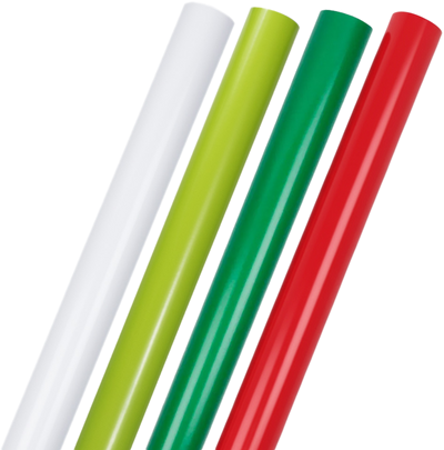 Assorted Christmas Glossy Wrapping Paper Set (100 Sq Ft) - 4 Rolls