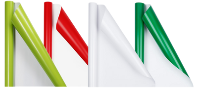 Assorted Christmas Glossy Wrapping Paper Set (100 Sq Ft) - 4 Rolls
