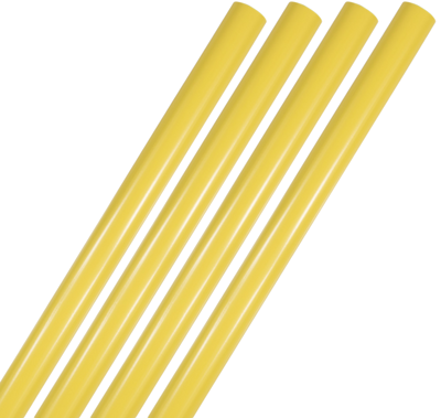 Yellow Glossy Wrapping Paper Set (100 Sq Ft) - 4 Rolls