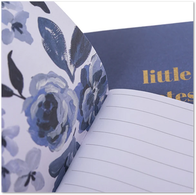 Navy Mini3 1/2 x 5 Journals Set  - 3 Pack