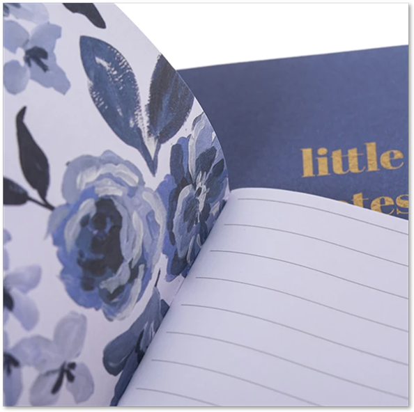 Navy Mini3 1/2 x 5 Journals Set  - 3 Pack