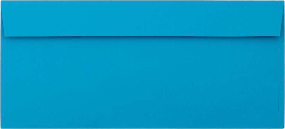 Pool Blue 32lb #10 Invoice Double Window (4 1/8 x 9 1/8) Envelopes with Peel & Seal