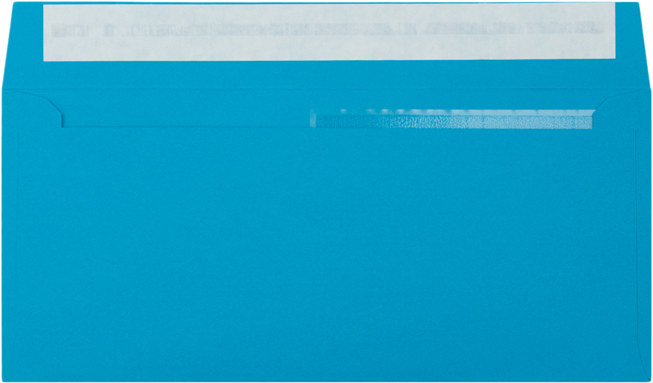 Pool Blue 32lb #10 Invoice Double Window (4 1/8 x 9 1/8) Envelopes with Peel & Seal