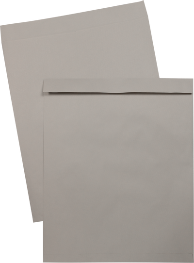 Gray Kraft 28lb 22 x 27 Open End Envelopes