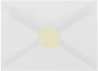 Ivory Medium 1 2/3 Inch Round Labels