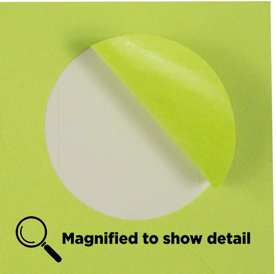 Ultra Lime Green Medium 1 2/3 Inch Round Labels