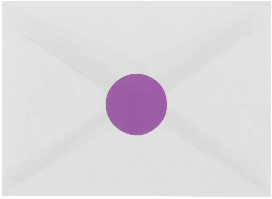 Violet Purple Medium 1 2/3 Inch Round Labels