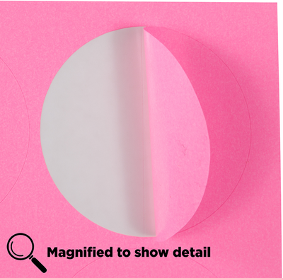 Ultra Pink Large 2 1/2 Inch Round Labels