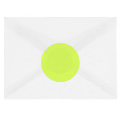Ultra Lime Green Large 2 1/2 Inch Round Labels