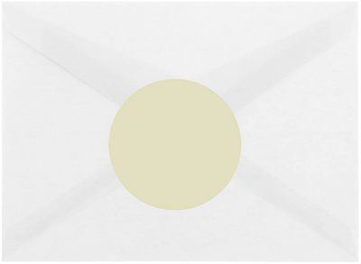 Ivory Large 2 1/2 Inch Round Labels
