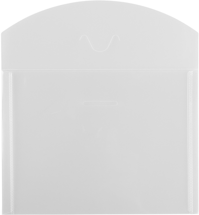 Clear 5 1/2 x 7 3/8 Booklet Plastic Envelopes with Tuck Flap