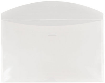 Clear 6 x 9 Booklet Plast Envelopes with Tuck Flap