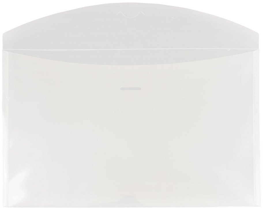 Clear 6 x 9 Booklet Plast Envelopes with Tuck Flap