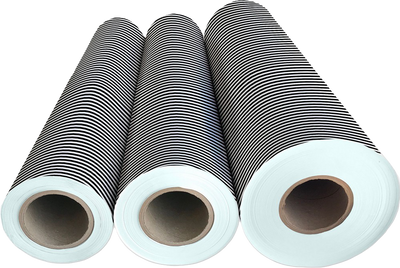 Black White Stripe Bulk Wrapping Paper (416 Sq Ft)