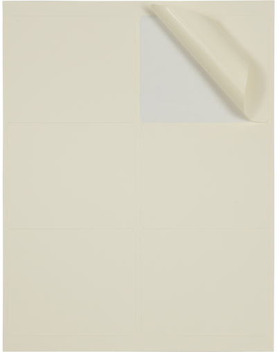 Ivory 3 1/3 x 4 Shipping Labels