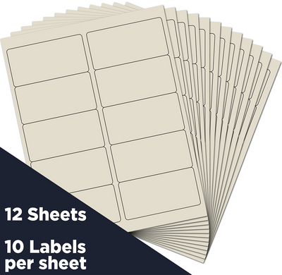 Ivory 2 x 4 Address Labels