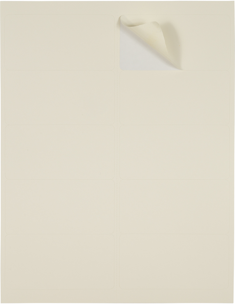Ivory 2 x 4 Address Labels