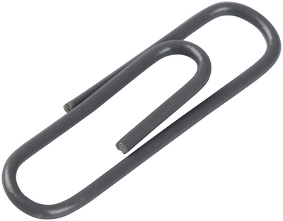 Gray Standard Paper Clips - 100 Pack