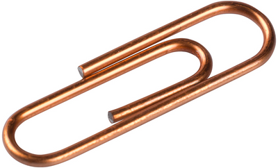 Rose Gold Standard Paper Clips - 100 Pack
