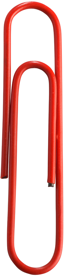 Red Jumbo Paper Clips - 75 Pack