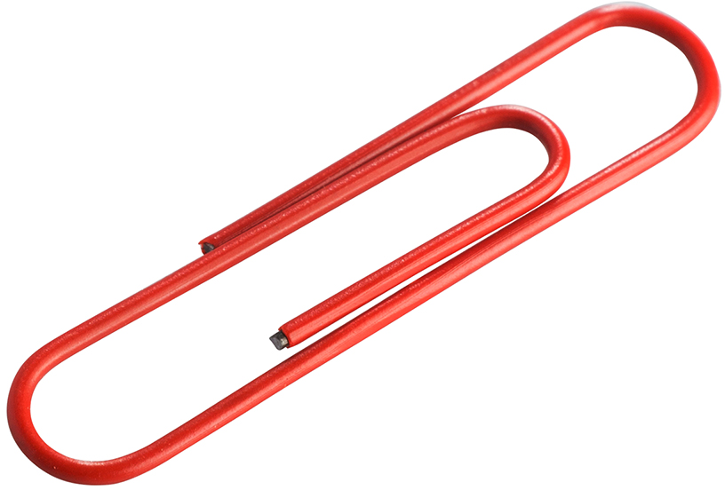 Red Jumbo Paper Clips - 75 Pack